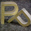 Brass Letters